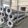 China Factory Custom Ip65 Galvanized 8 - 12M Single Arm Road Pole Parts Galvanized Street Light Pole