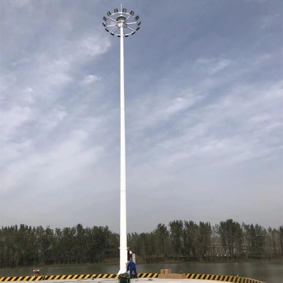 New 30 meter 40 meter 50 meter High Pole Light Stadium High Mast Light Pole