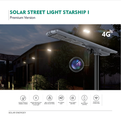 4G CCTV SOLAR STREET LIGHT STARSHIP III