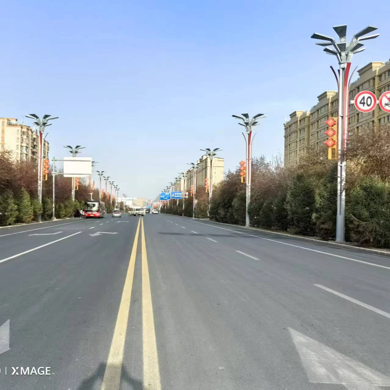 Street Lighting Pole In Xin Jiang